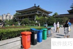 绿色垃圾桶专收厨余垃圾