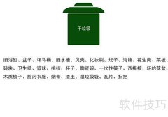 垃圾分类指南：快速识别四类垃圾