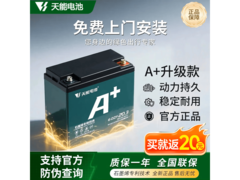 天能A+ 72V20Ah电动车电池直降20元