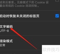 安卓全能浏览器编码设置