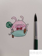 士咚士咚简笔画教程