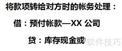 预付账款科目解析