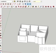 草图大师等比例缩放技巧