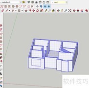 草图大师等比例缩放技巧