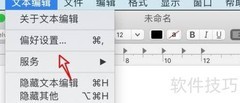 mac文本编辑禁用替换功能