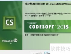 CODESOFT 2015安装指南