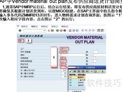 SAP发布供应商送货计划