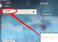 山中之物任务全攻略