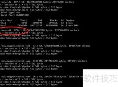parted磁盘分区操作指南