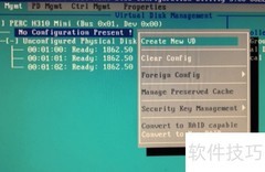 阵列卡创建RAID图文教程