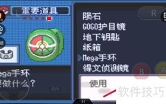 口袋妖怪Mega手环装备方法