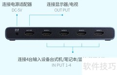 DNF分屏器与HDMI分割器使用指南