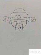 卡通财神简笔画教程
