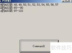 VB6获取字符串数字ASCII码