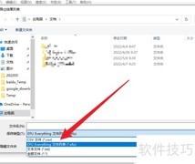 Everything导出文件列表教程