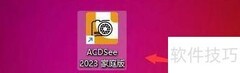 ACDSee2023文件列表动画教程