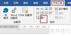 Word2016插入密码输入框