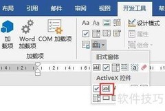 Word2016插入密码输入框