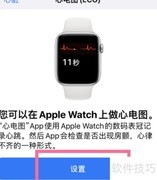 Apple Watch心电图功能位置