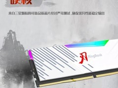 金百达白刃DDR4 3200 RGB内存直降200