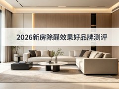 除甲醛空气净化器哪个牌子好？2026新房除醛效果好品牌测评