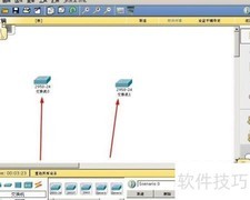思科模拟器中交换机互连方法