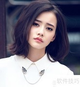 圆脸女生中长发发型推荐