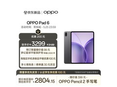 OPPO Pad 6学生价特惠，到手仅2591元