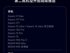 小米澎湃OS 4 Beta第二批机型开启推送，含11款新机及柔光玻璃交互升级