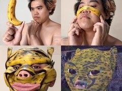 泰国创作者用香蕉皮神还原牛来豹拉角色