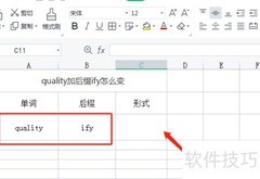 quality加ify后缀怎么变