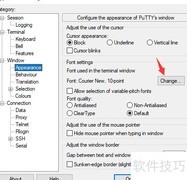 Putty字体设置永久保存方法