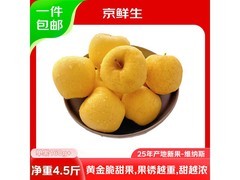 京鲜生山东黄金维纳斯苹果，领券直降，24.9元带回家！
