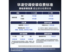 华凌1匹新一级能效空调低至1614元