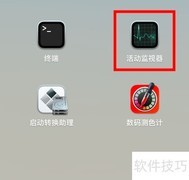 Mac活动监视器打开方法