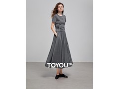 初语优可丝T恤裙套装清仓134元