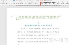 WPS文档校对技巧