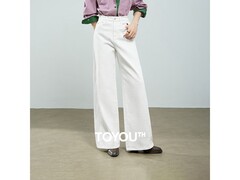 初语阔腿牛仔裤清仓，1件5折低至134元