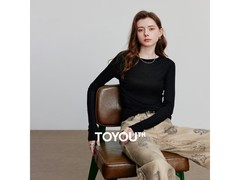 初语天丝羊毛T恤72元清仓