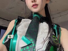 韩国模特Zennyrt神还原剑星女主伊芙Cosplay