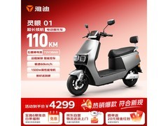 雅迪索罗灰电动摩托车补贴后4099元