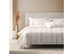 水星家纺花开|咖四件套领券5折仅209元