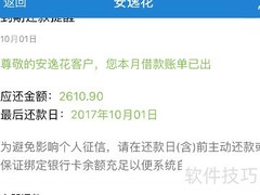 安逸花提前还款操作指南