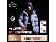 伯希和雪青紫800蓬鹅绒服低至881元