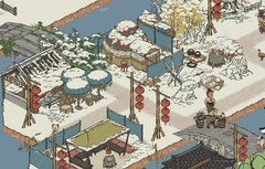 江南百景图松江雪景布局