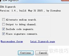 IDA Signsrch插件安装指南