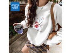 真维斯牛奶丝休闲卫衣39.9元