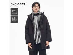 gxgjeans美式加厚羽绒服399