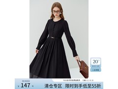 范思蓝恩黑色长袖连衣裙5.5折低至147.95