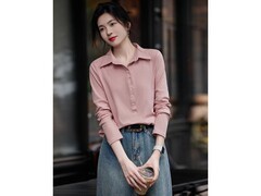 德玛纳女士粉红Polo衫，5折仅55元